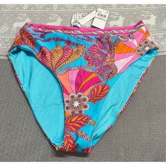 Trina Turk Women's Standard Meilani High Waisted Pants, Floral Print - Picture 3 of 5